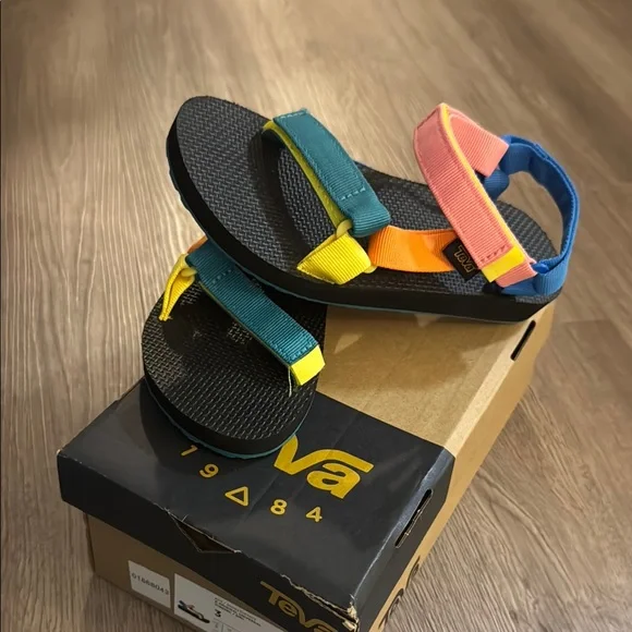 Teva Kids' Multicolor Strap Sandals - Picture 12 of 13